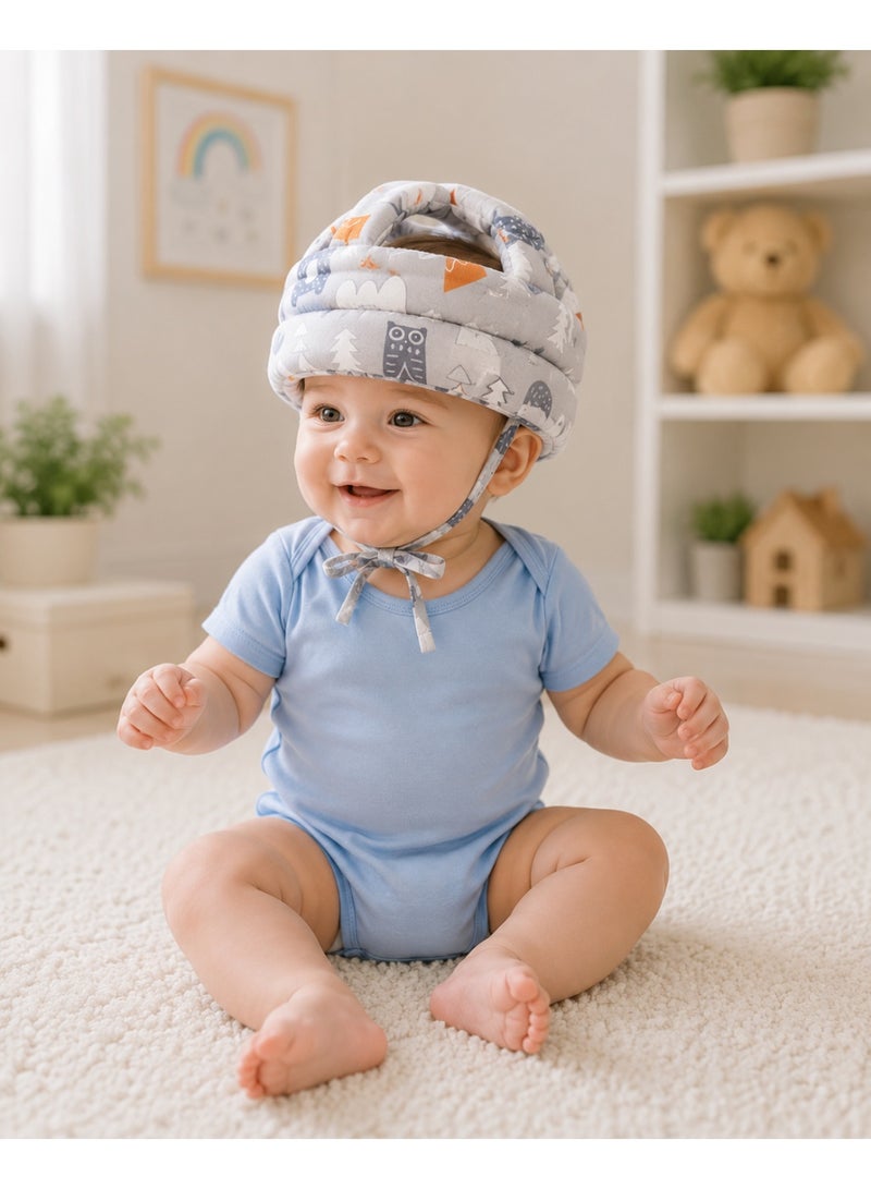 MUMS PLANET Toddler Walking Helmet Head Protector for Baby Walking No Bumps Safety Head Protective Hat  Baby Head Cushion Cap Breathable Child Safety Helmet for Running Walking Crawling - Image 4