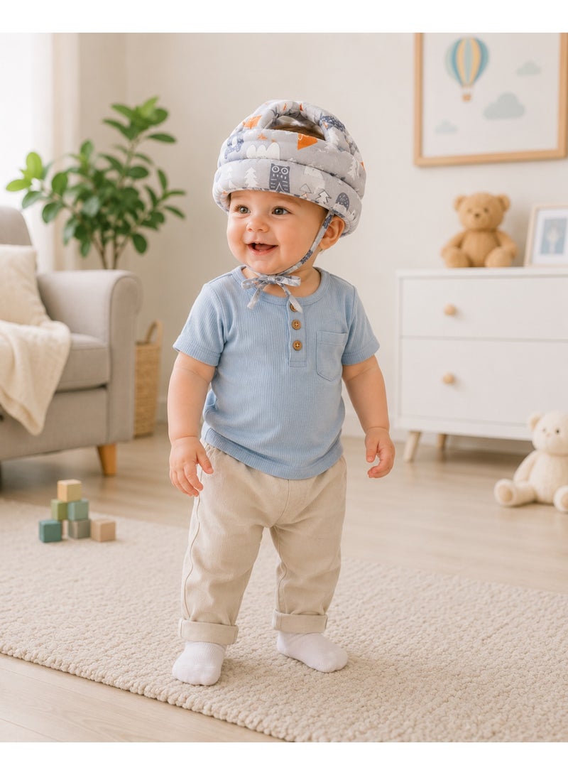 MUMS PLANET Toddler Walking Helmet Head Protector for Baby Walking No Bumps Safety Head Protective Hat  Baby Head Cushion Cap Breathable Child Safety Helmet for Running Walking Crawling - Image 5