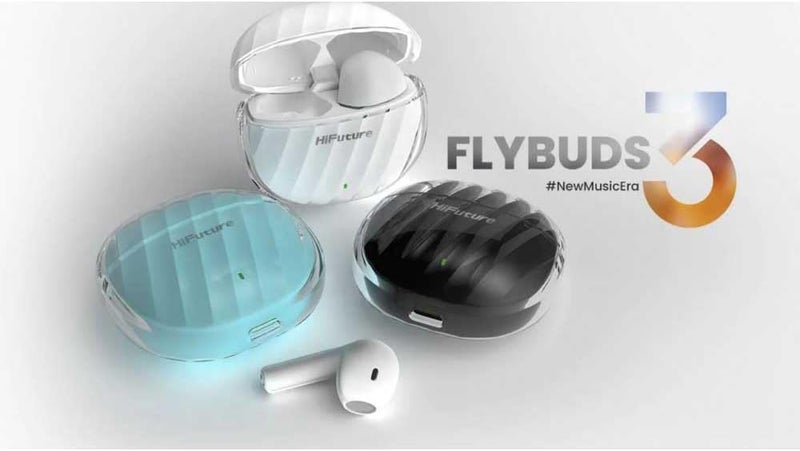 HiFuture FlyBuds3 TWS Earbuds - Bluetooth 5.3, IPX5 Splashproof, 30 Hours Playtime, Powerful Bass - Blue - Image 5