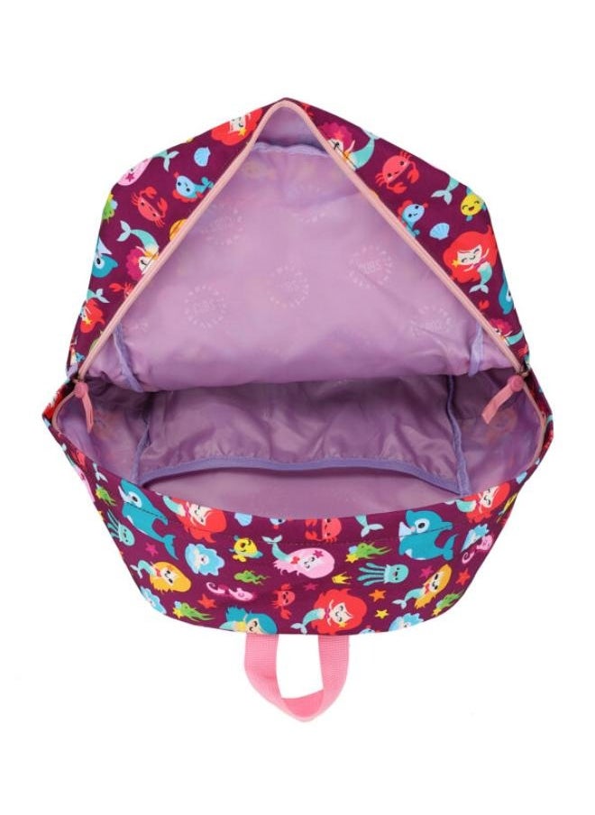 Junior Student Backpack Baby Mermaid Purple
