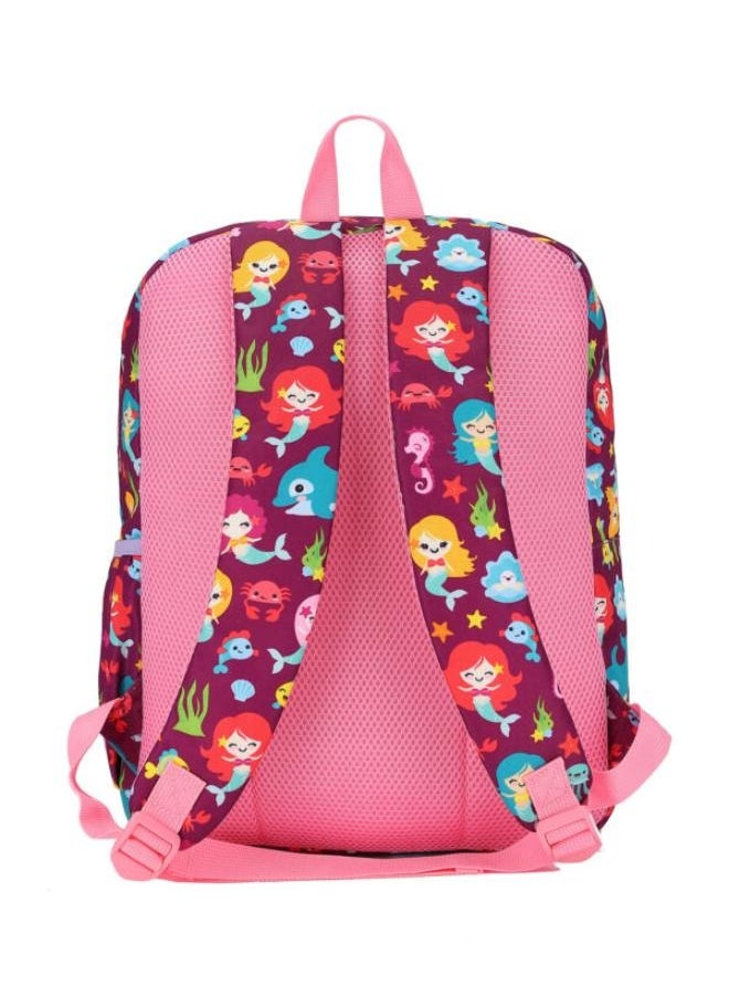 Junior Student Backpack Baby Mermaid Purple