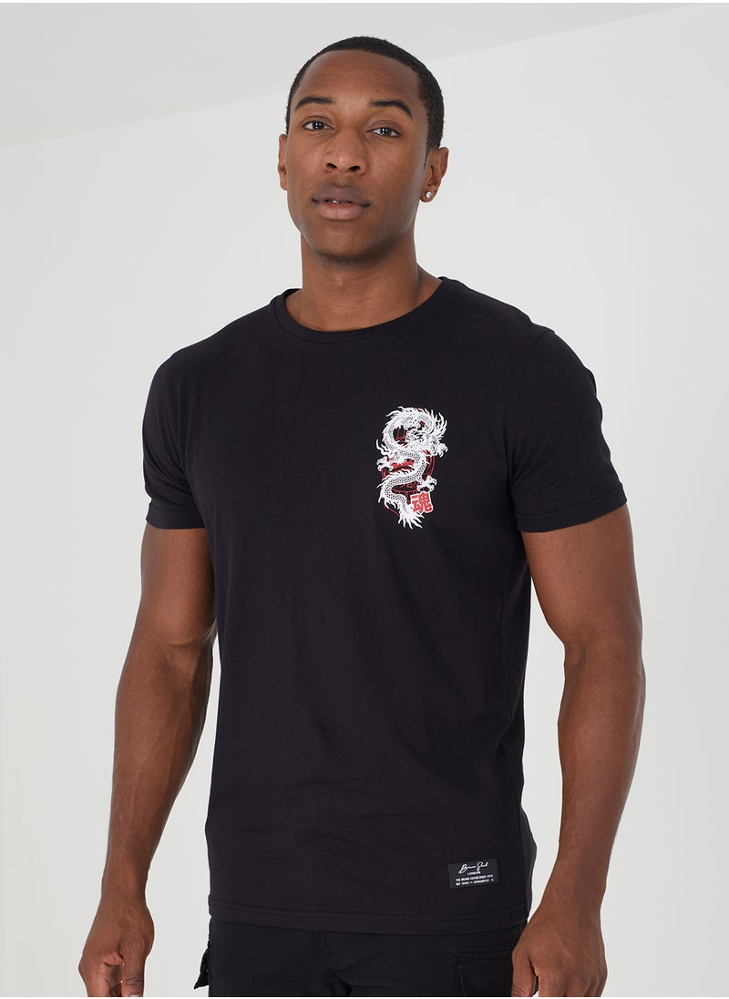 BRAVE SOUL Graphic Print T-Shirt  - Image 1
