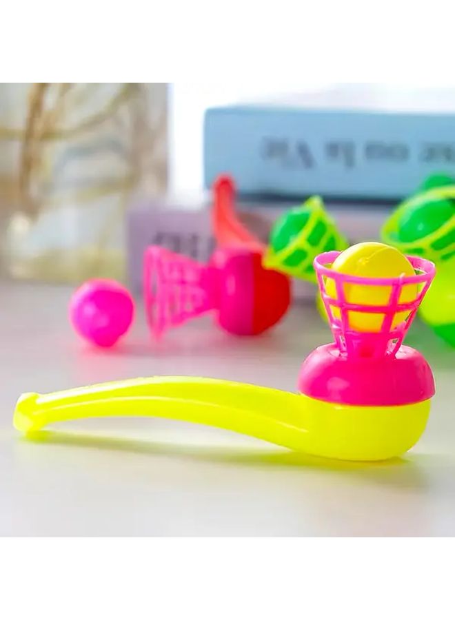 24pcs Floating Blowing Balls Random Colors Interactive Tube Toy for Lung Training Party Gift - Image 4