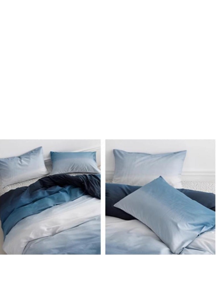 Generic Bed Sheet Style — Pure Cotton Gradient 100 Cotton Bedding Four Piece Set  - Image 2