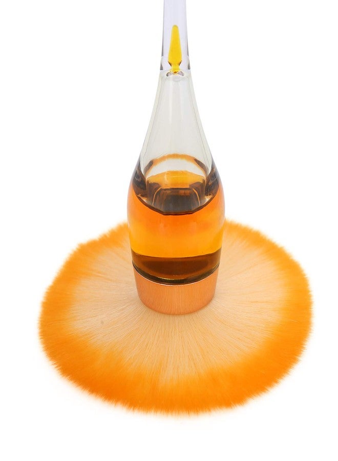 Ymiko Nail Brush Dust Remover,Nail Dust Cleaning Brush Nail Art Powder Remover Brush Cleaner Makeup Blush Brushes(Orange) - Image 5