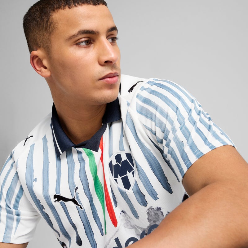 PUMA KIDSUPER x CF MONTERREY Mens White Jersey Top - Image 5