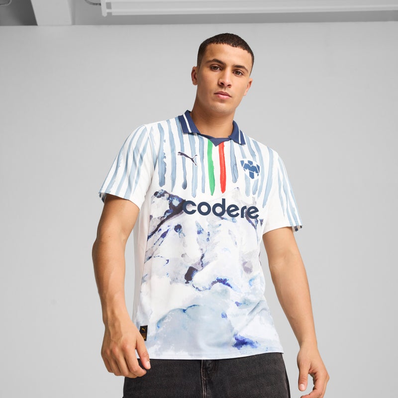 PUMA KIDSUPER x CF MONTERREY Mens White Jersey Top - Image 1
