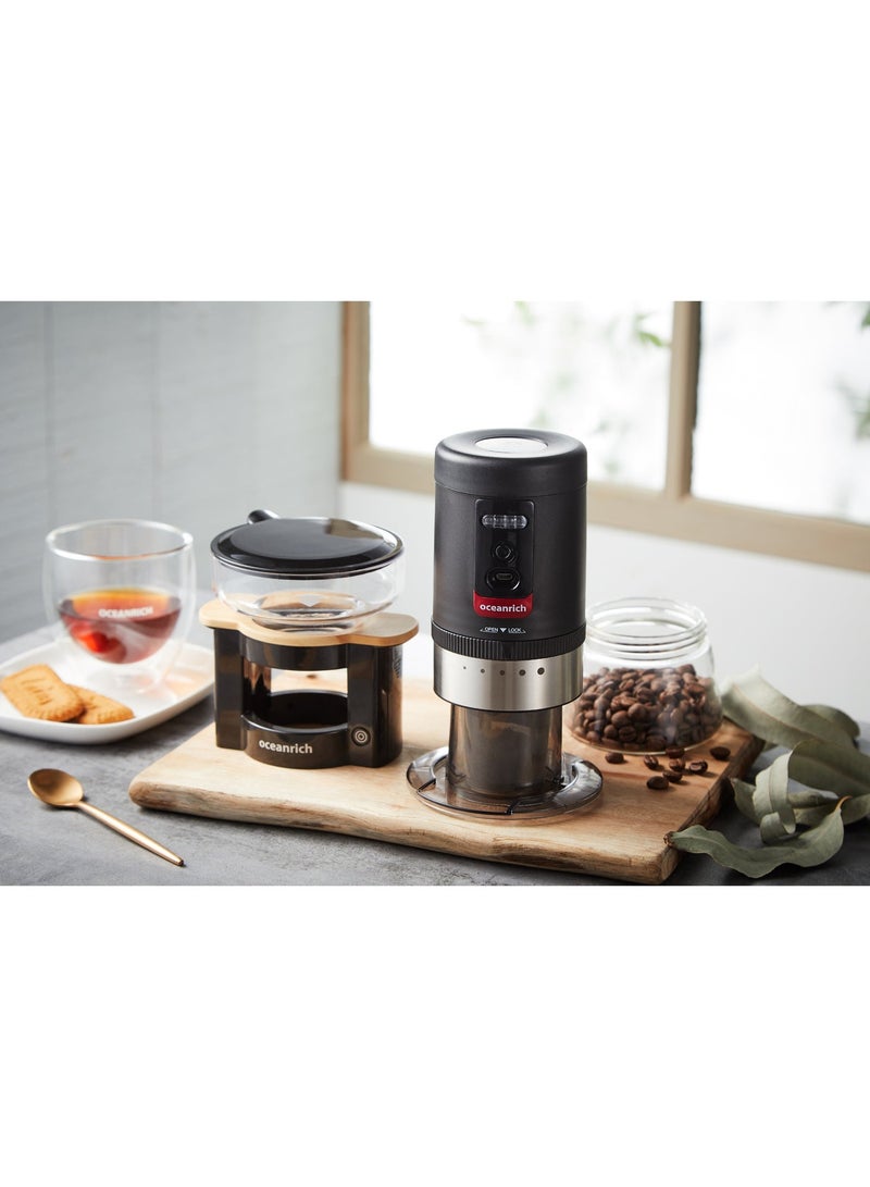 Oceanrich S2 Mini Portable Automatic Pour Over Coffee Maker – 360° Rotating Drip System, Battery Powered, 150ml Capacity - Image 3