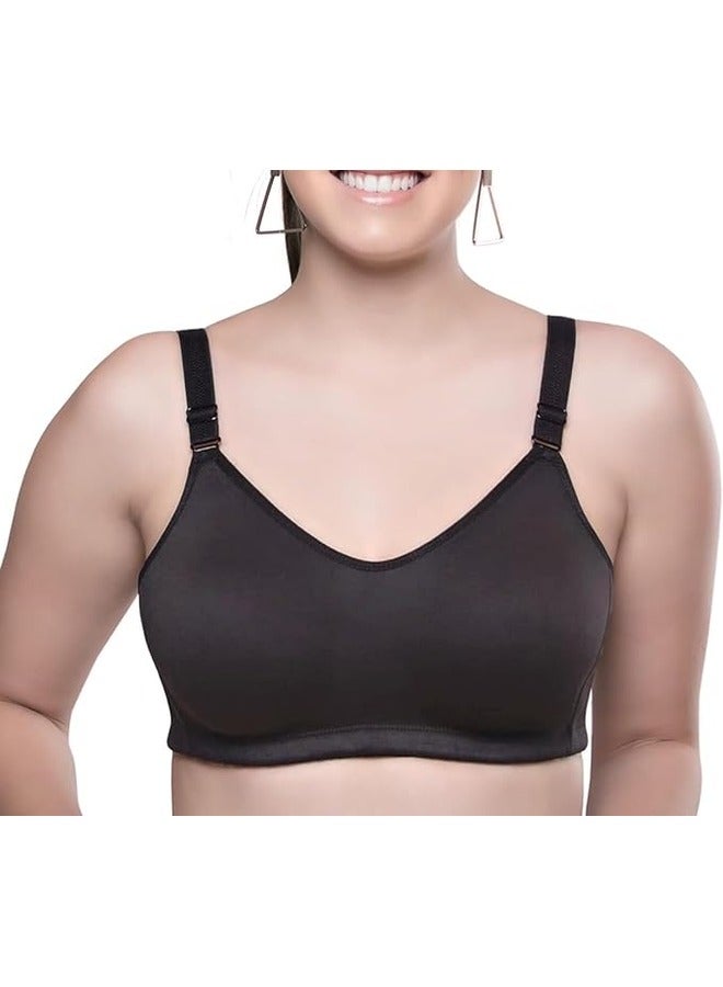 لوف بيل حمالة صدر نسائية فائقة الشكل من Love Bell - غير مبطنة، حمالة صدر بتغطية كاملة - قطن غني، بدون درزات، مصبوبة، دعم عالي - Image 1