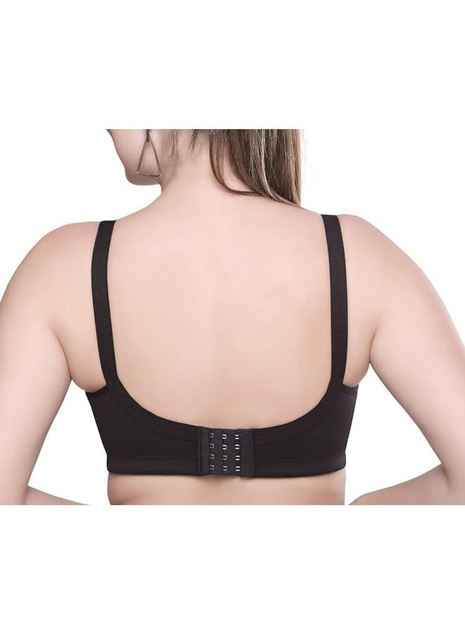 لوف بيل حمالة صدر نسائية فائقة الشكل من Love Bell - غير مبطنة، حمالة صدر بتغطية كاملة - قطن غني، بدون درزات، مصبوبة، دعم عالي - Image 3