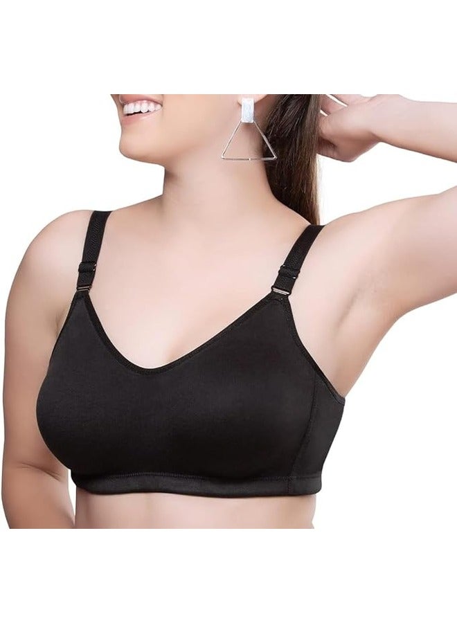 لوف بيل حمالة صدر نسائية فائقة الشكل من Love Bell - غير مبطنة، حمالة صدر بتغطية كاملة - قطن غني، بدون درزات، مصبوبة، دعم عالي - Image 2