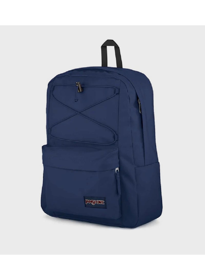 JanSport Flex Pack Backpack, Navy, 15-Inch Laptop Sleeve, Spacious Main Compartment, Ergonomic Shoulder Straps, Water Bottle Pocket - Image 5