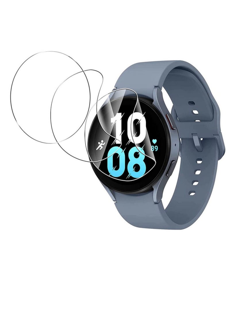 3 قطع حماية شاشة من الهايدروجيل الشفاف لساعة جلاكسي Watch5 44mm - Image 1