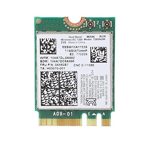 PUSOKEI Band AC 7265 802.11ac Network Card,for 7260AC 7260NGW,Dual Band,for T Series Y Series W Series Laptops - Image 1