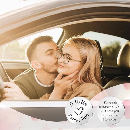 STARKET I Love You Gift For Husband From Wife Drive Safe Keychain For Him Drive Safe I Love You Keychain For Boyfriend Valentines Day Gifts For Him Husband Romantic Gifts For Mens - Image 4