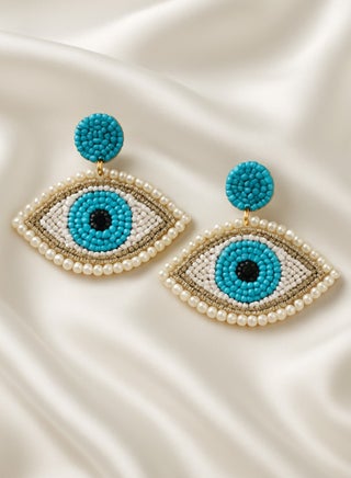 Ready For Chai Handmade Evil Eye Earrings | Beaded Statement Jewelry | Boho Beadwork Earrings for Women - pzsku/ZDB04062B8246FD740BA2Z/45/1757869007/dc426026-0915-4258-b4f4-3124351b556e