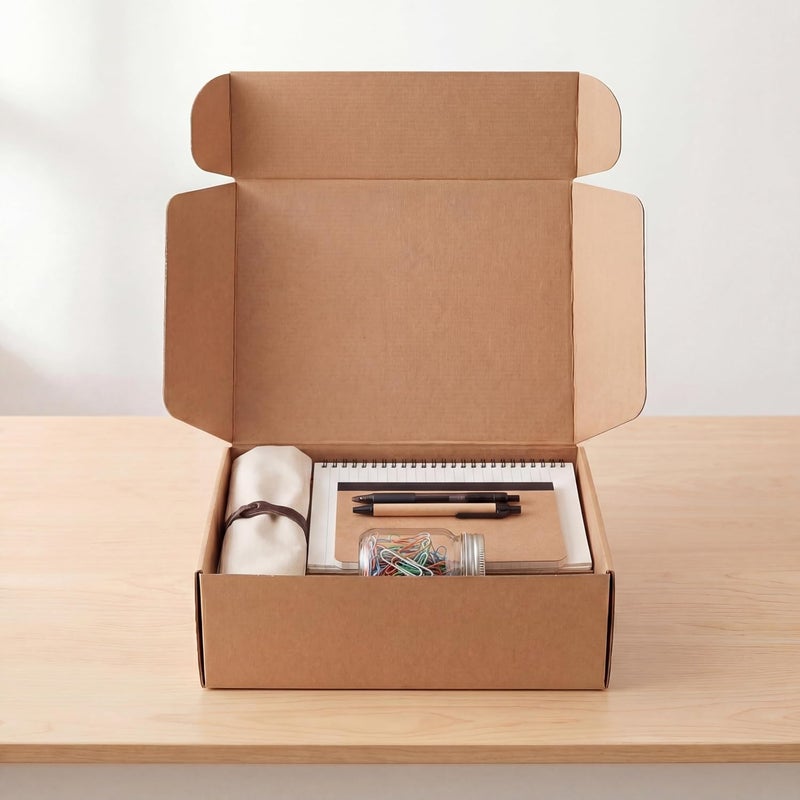 PHAREGE 15 Pack 12x10x4 inch Cardboard Shipping Boxes, Brown Gift Boxes | Tuck Top, Quick Fold, Easy Assemble, Shape Well, Single Corrugated, DIY Cardboard, Shirt, Shoe, Small Business Packaging - Image 3