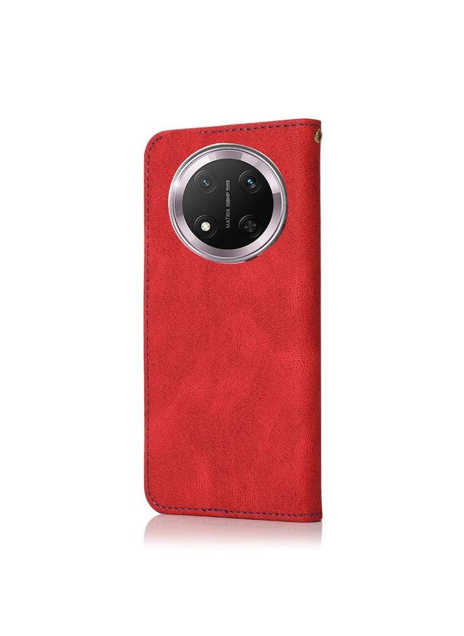 Zaboon Case For Honor X9C Dual-color Stitching Leather Phone Case  - Image 3