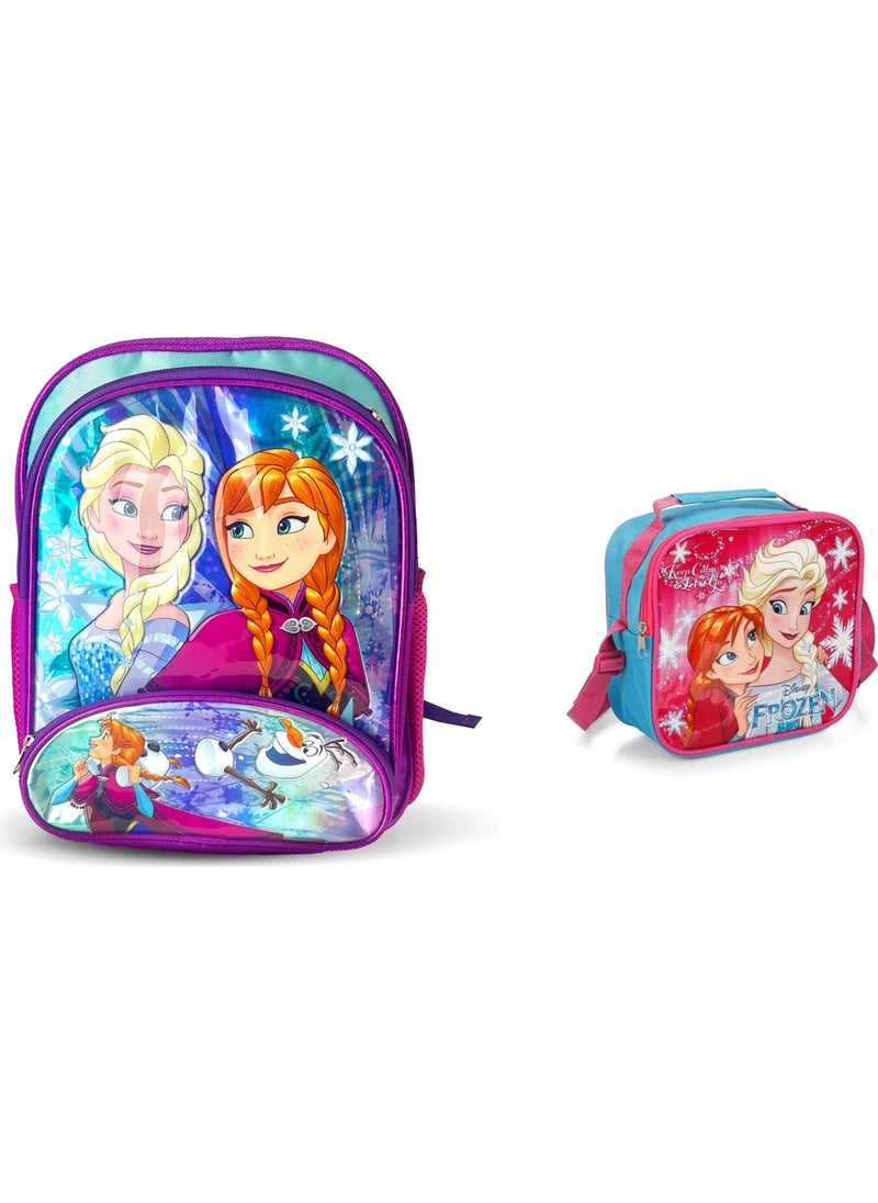 Hakan Çanta Hakan Bag Frozen Original Licensed Primary School Bag and Lunch Box  - Image 1