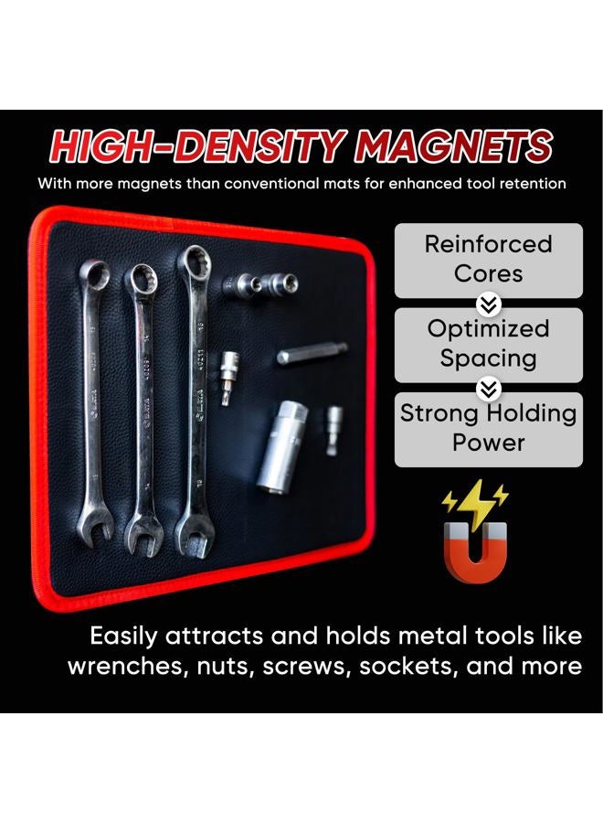 Arcomin Flexible Magnetic Tool Mat - Ultra-Thin Magnetic Tool Holder, Automotive Body Panels (3) - Image 2
