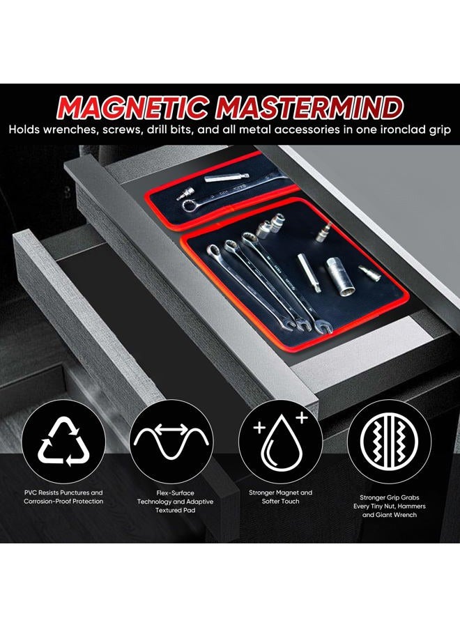 Arcomin Flexible Magnetic Tool Mat - Ultra-Thin Magnetic Tool Holder, Automotive Body Panels (3) - Image 5