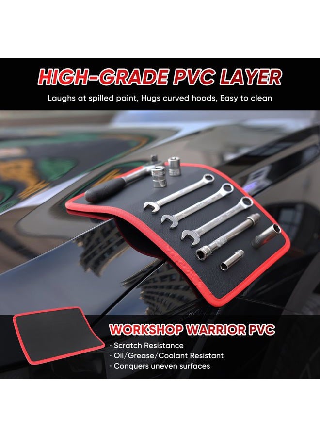 Arcomin Flexible Magnetic Tool Mat - Ultra-Thin Magnetic Tool Holder, Automotive Body Panels (3) - Image 4