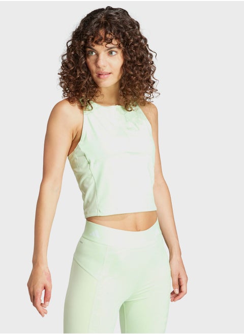 Techfit Printed Cropped Top