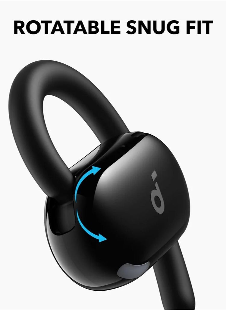 Generic - V20i by Anker Open-Ear Headphones, Adjustable Ear Hooks, Ultra-Comfort, Snug Fit, Powerful Sound, Clear Calls, IP55, LED Lights, 8H-36H Playtime, Bluetooth 5.4 Earbuds, Multipoint Connection Black - Image 1