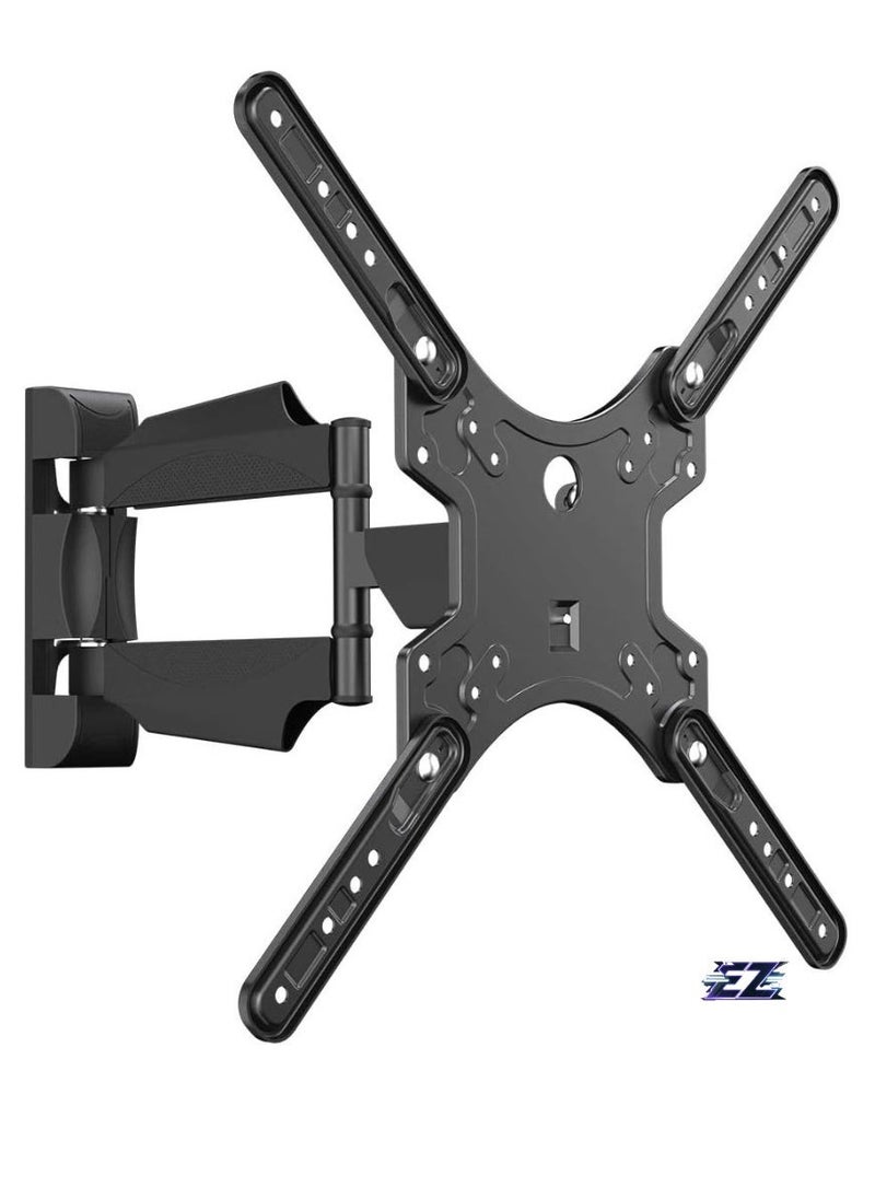 ELTRAZONE حامل تلفاز جداري قابل للتعديل مع دوران وميل لحامل التلفاز لمعظم شاشات LED و LCD و بلازما من 32-55 بوصة حتى 70 رطلاً VESA حتى 400x400mm - Image 1