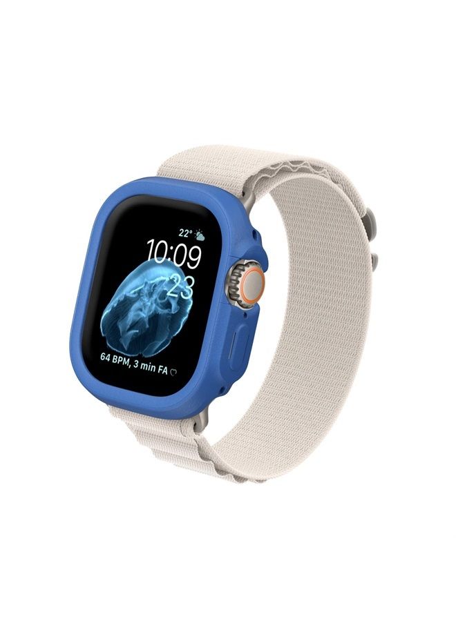 RHINOSHIELD Bumper Case Compatible with Apple Watch Ultra - [49mm] | Slim Protective Cover - Lightweight, Shock Absorbent, Non-Slip - Cobalt Blue - Image 1