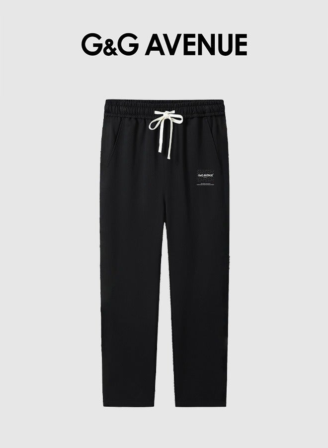 G&G AVENUE Spring and autumn New Men's Drawstring Casual Sports Pants Elastic Jogging Fashion Pure Cotton Exercise Outdoor Versatile Sports Pants - Image 1