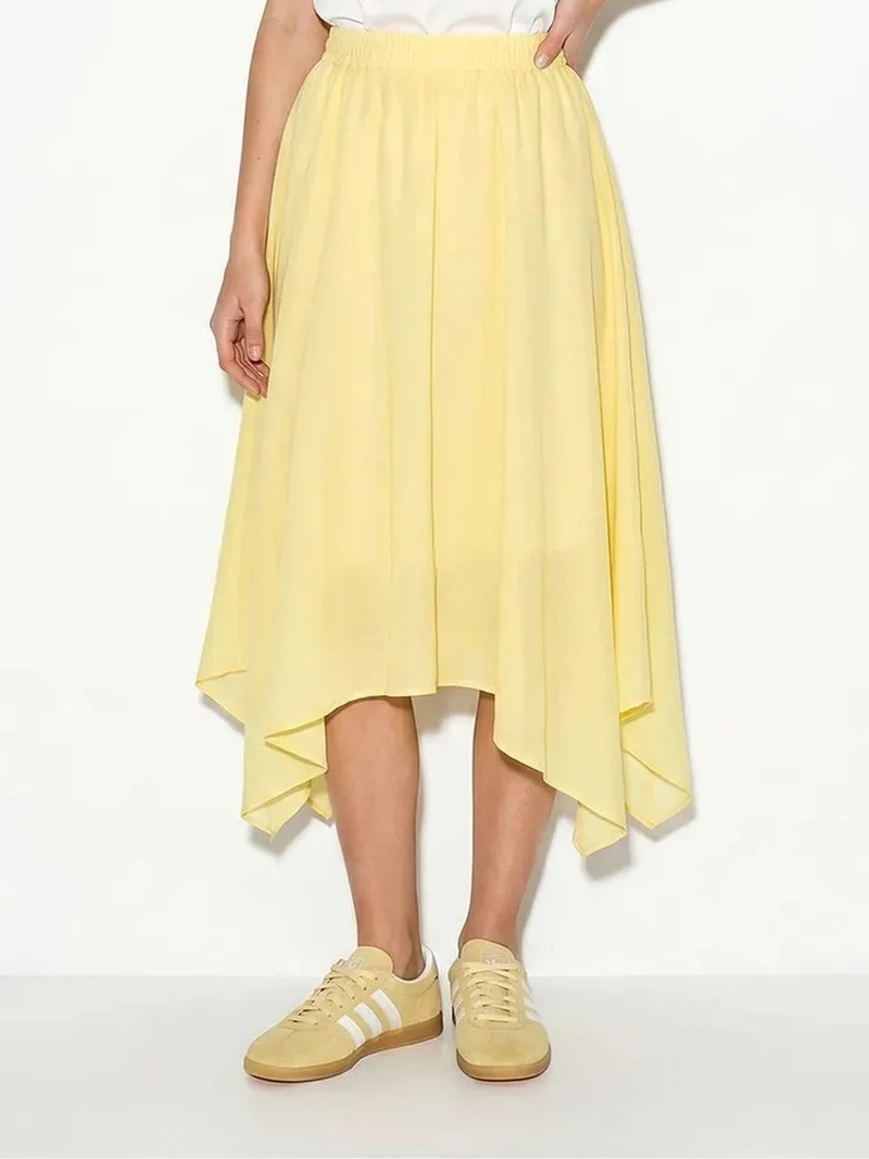 بيانكو لوتشي LUCCI High-Waist A-Line Midi Skirt