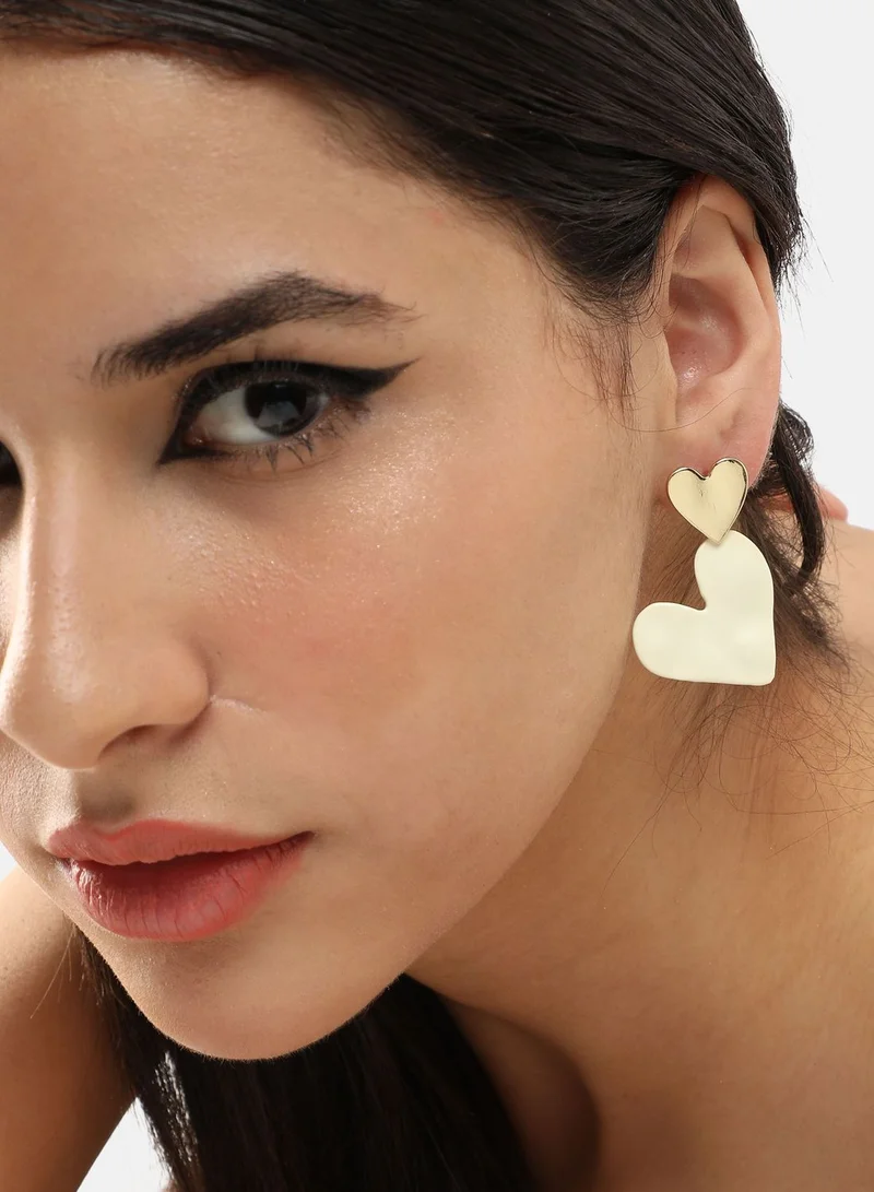SOHI Gold Plated Party Designer Drop Earring For Women