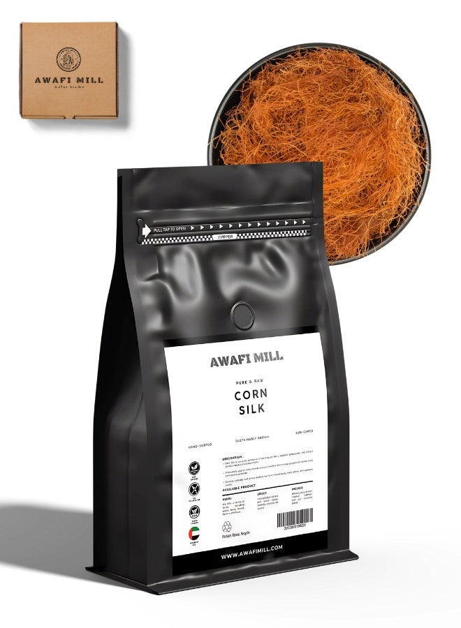 أباميك خيوط ذرة مجففة وطبيعية من أوافي ميل | خيوط ذهبية لمشروبات عشبية خفيفة - 500 غرام | 17.6 أونصة - Image 1