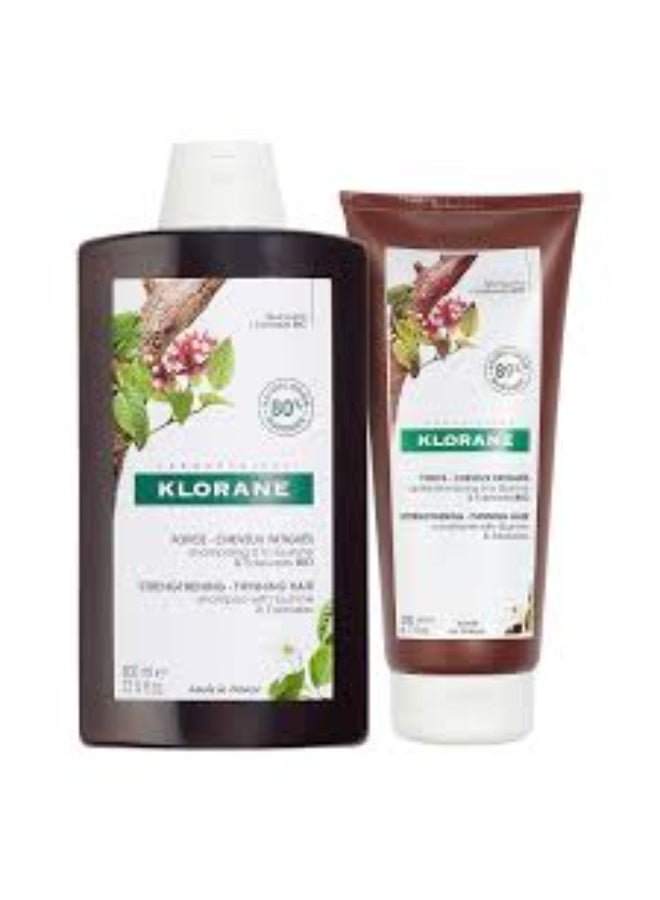 Klorane Bio Quinine Strengthening Shampoo 400ml - Image 3