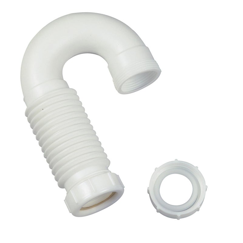 Danco 51066 Flexible Slip-Joint J-Bend Trap, 1-1/2", 1.5", White - Image 5
