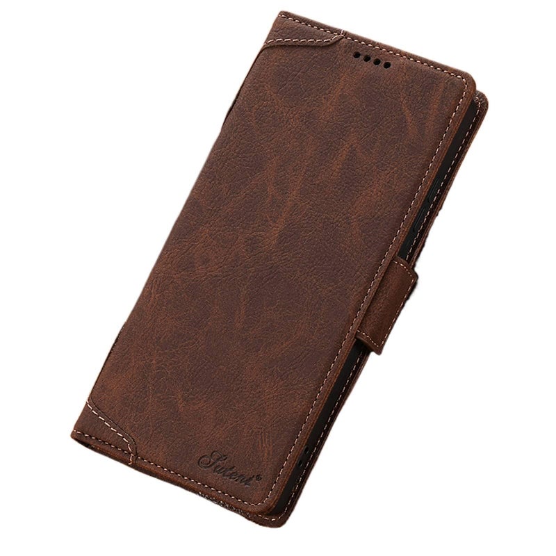 MagSafe Samsung Galaxy S26 Ultra TPU Case for Samsung S26 Ultra Samsung S26 with Card Holder and Kickstand in Brown - Image 1