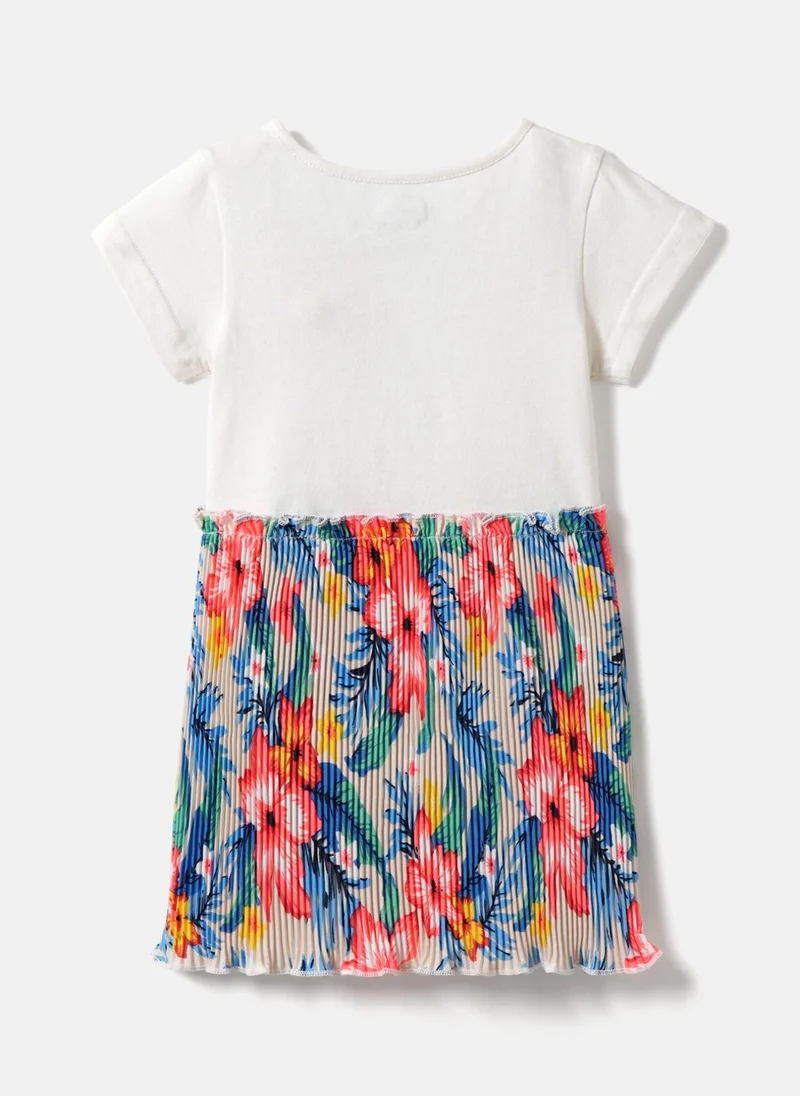 نوتيناتي فستان مطوي بنقشة الزهور