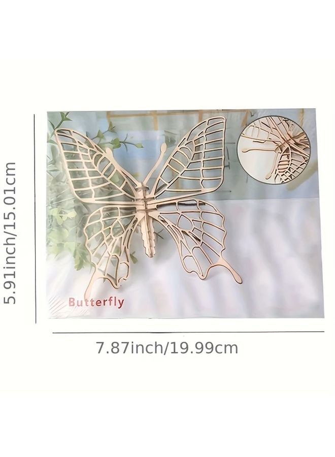 Mantis 3D Puzzle DIY Wooden Insect Animal Educational Assembly Toy Gift - Image 3