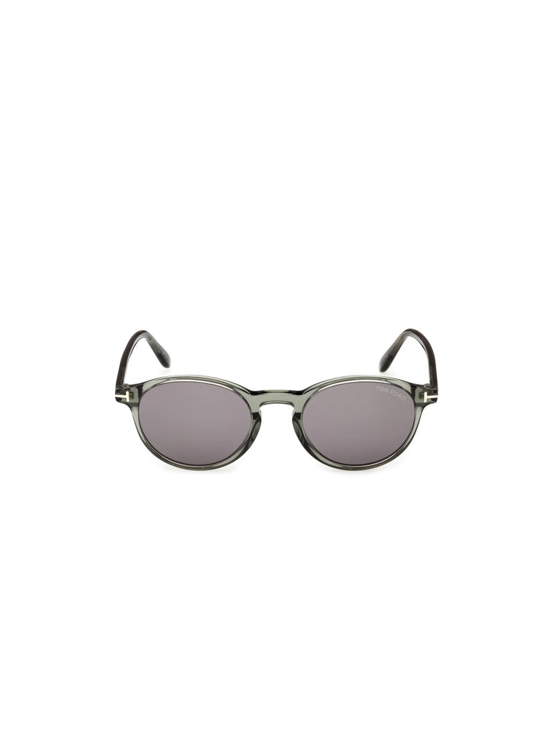 توم فورد نظارات شمسية رجالية دائرية بإطار كامل من توم فورد بريسكوت FT1331 93A - Image 4