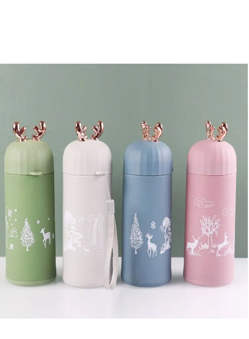 Double-walled stainless steel water bottle multi-colour