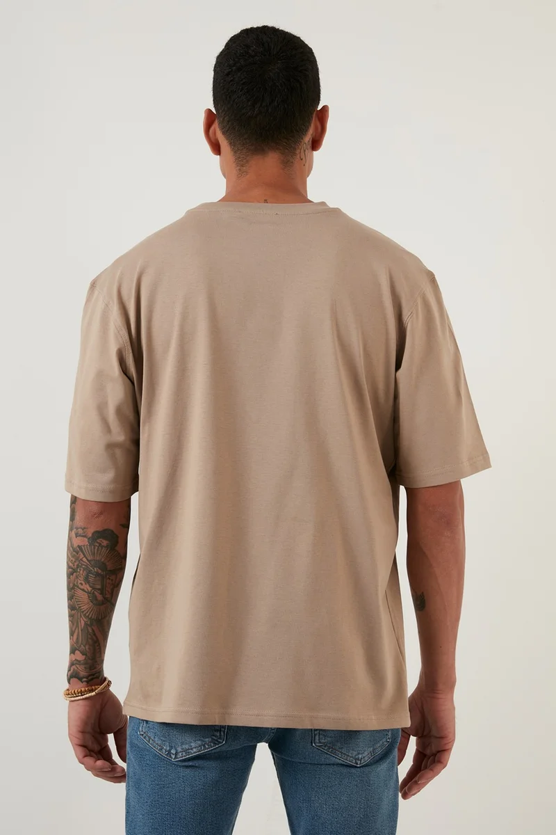 Buratti Cotton Oversize Crew Neck Basic T Shirt Men's T Shirt 5902365