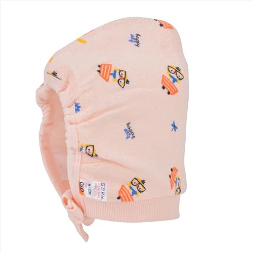 KIKE Cotton Soft Adjustable Warm Unisex New Born Baby Cap (Pack of 3 pecs) (18-24 Months, Multicolor 2) - Image 4