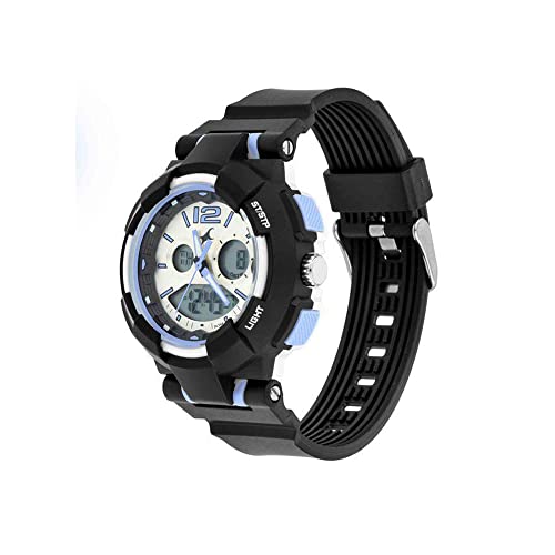 Fastrack Street Line Quartz Digital Analog Digital Silver Dial Black Polyurethane Strap Watch for Girls - NR68016PP01 - Image 4