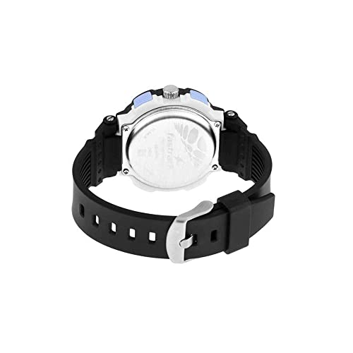 Fastrack Street Line Quartz Digital Analog Digital Silver Dial Black Polyurethane Strap Watch for Girls - NR68016PP01 - Image 2