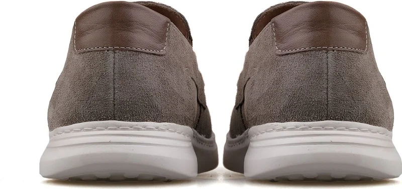 هامر جاك 102 22020 M Taupe Suede Men's Casual Shoes 102-22020-M-TAUPE-SUET Gray