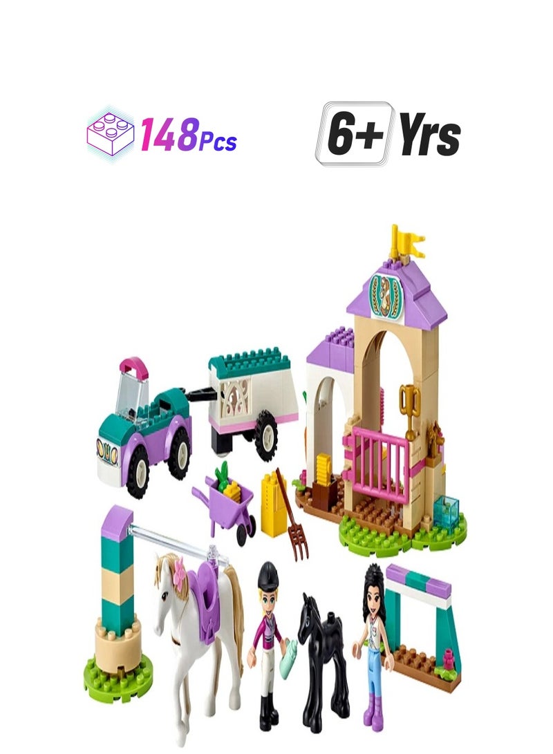 ليغو تدريب الخيل والمقطورة