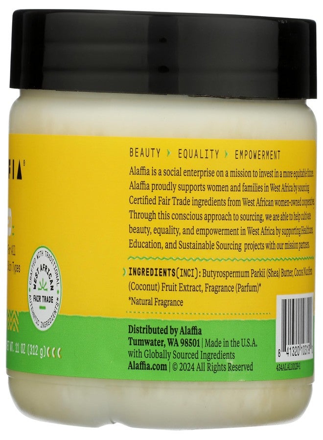 Alaffia, Shea Butter Authentic African Unrefi Purely Coco, 11 Ounce - Image 4
