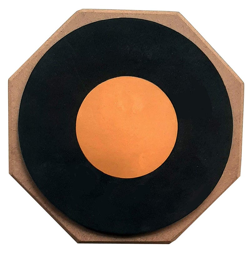 LEOPARD 12" INCHES 2 SIDED DRUM PRACTICE PAD WITH STICKS AND BAG - Image 5