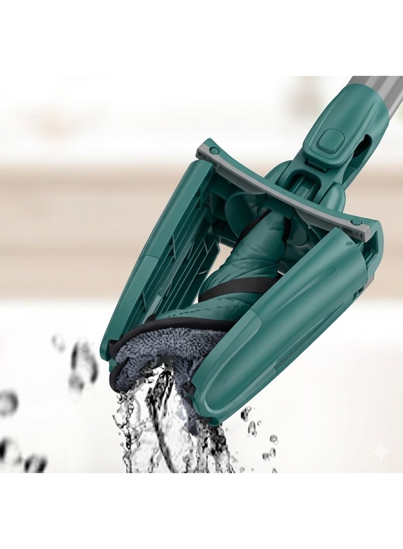 مساحة تويست دوار  – ممسحة أرضيات بخاصية العصر السريع ورأس مايكروفايبر لتنظيف عميق - Image 3